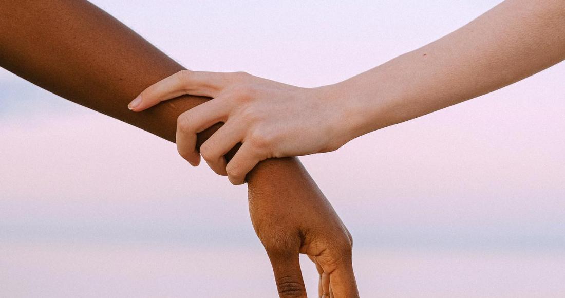 Holding hands
